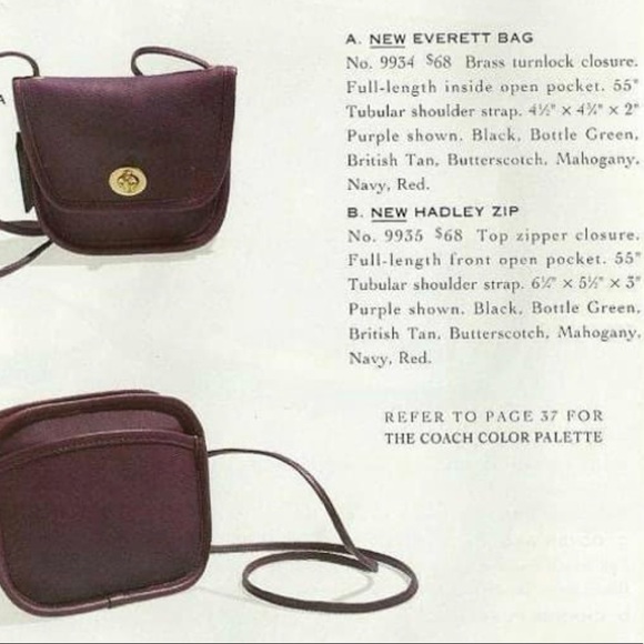 Vintage Coach Hadley Zip Leather Bag - Picture 15 of 16